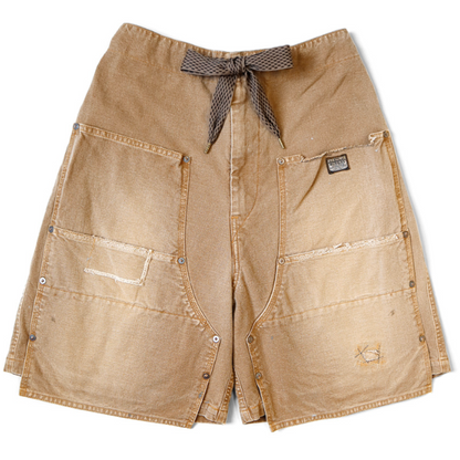 Kapital Canvas W Knee Easy Shorts (Farmer Remake)