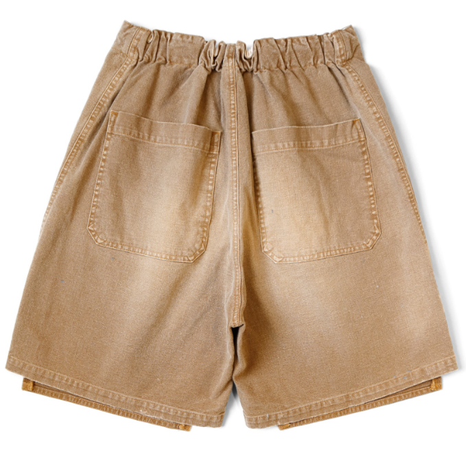 Kapital Canvas W Knee Easy Shorts (Farmer Remake)