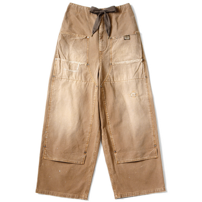 Kapital Canvas W Knee Easy Baggy Pants (Farmer Remake)