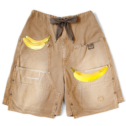 Kapital Canvas W Knee Easy Shorts (Banana Patch Remake)