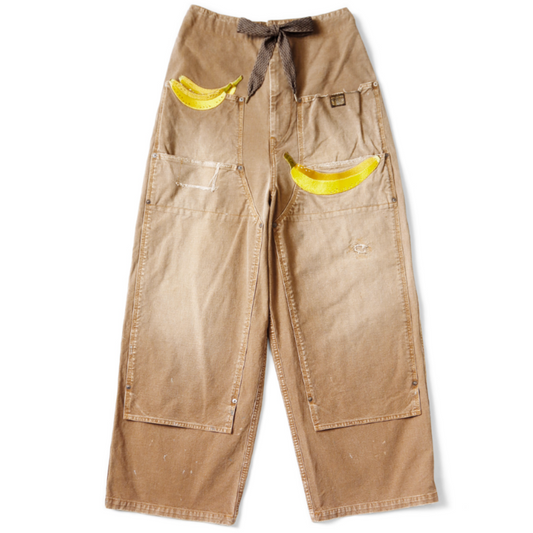 Kapital Canvas W Knee Easy Baggy Pants (Banana Patch Remake)