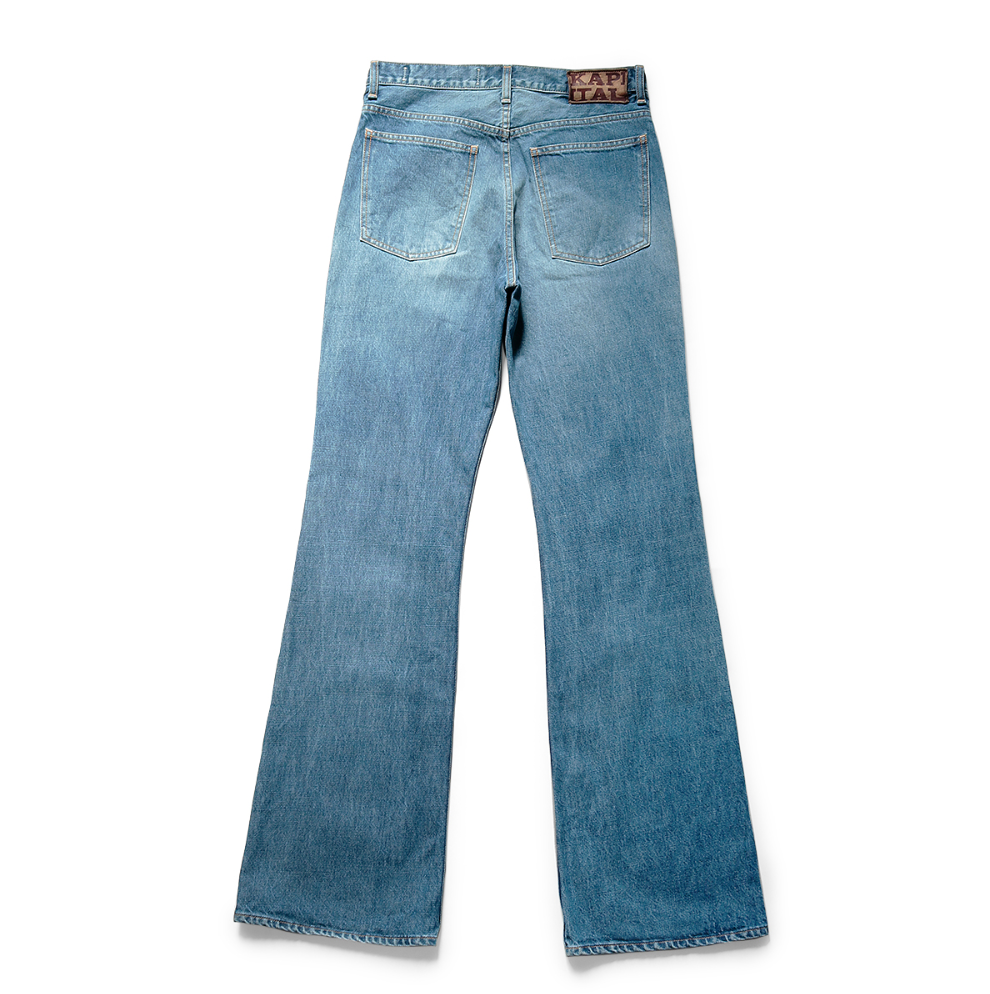 Kapital 14oz Denim 5P Rat Flare Pants