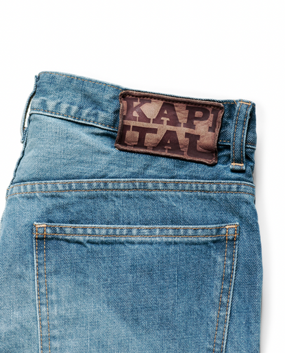 Kapital 14oz Denim 5P Rat Flare Pants