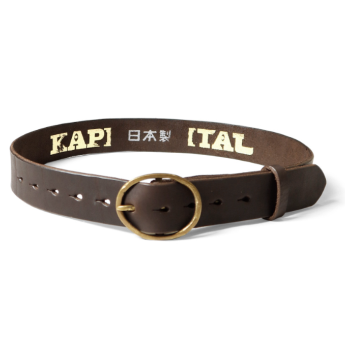 Kapital Oiled Leather Pecos Belt