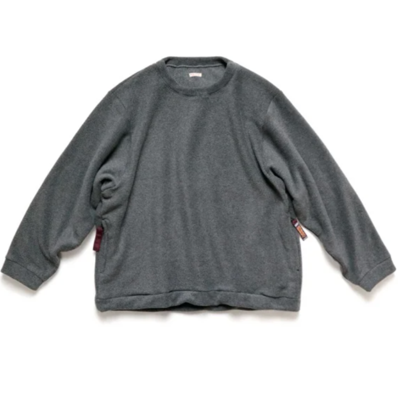 Kapital Reverse Fleece Big Crew Sweater