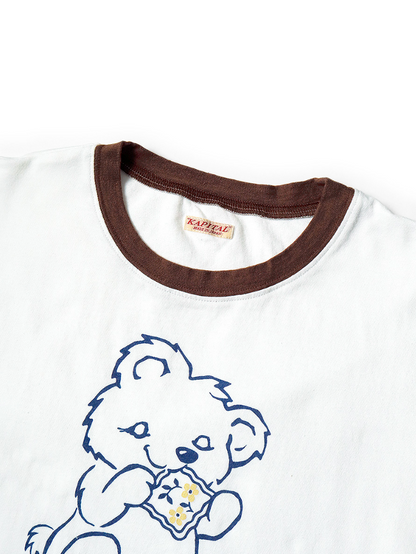 Kapital Peckish Little Bear Jersey Ringer T