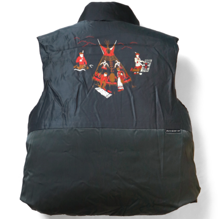 Kapital Ripstop Nylon Down Burger Keel Vest