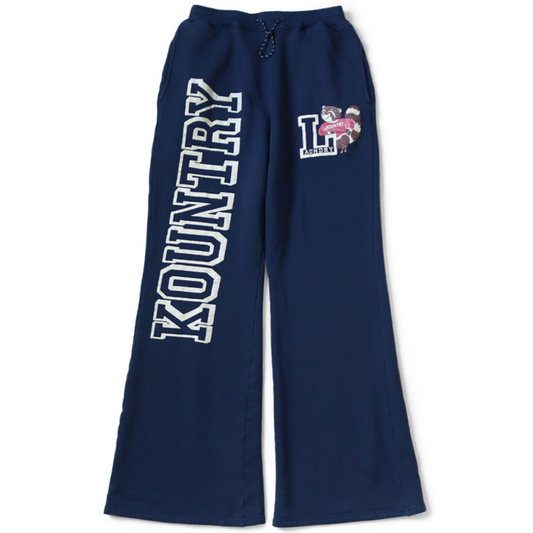 Kapital 30/- Fleece Flared Sweatpants (Kountry)