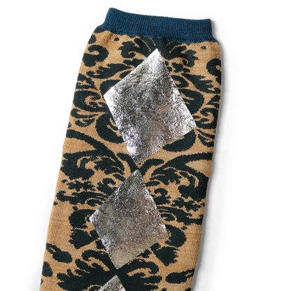 Kapital 200 Fizz pt Damask Pattern Socks