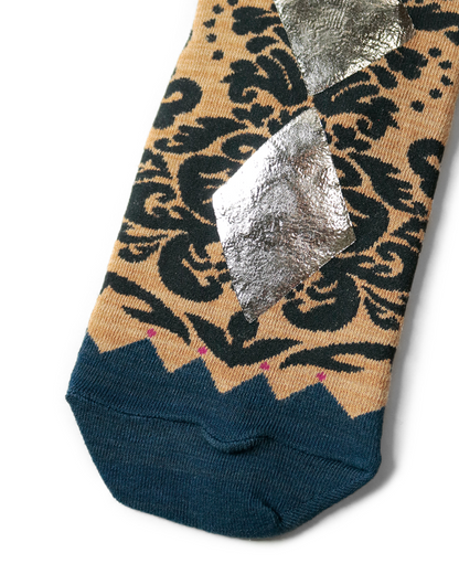 Kapital 200 Fizz pt Damask Pattern Socks