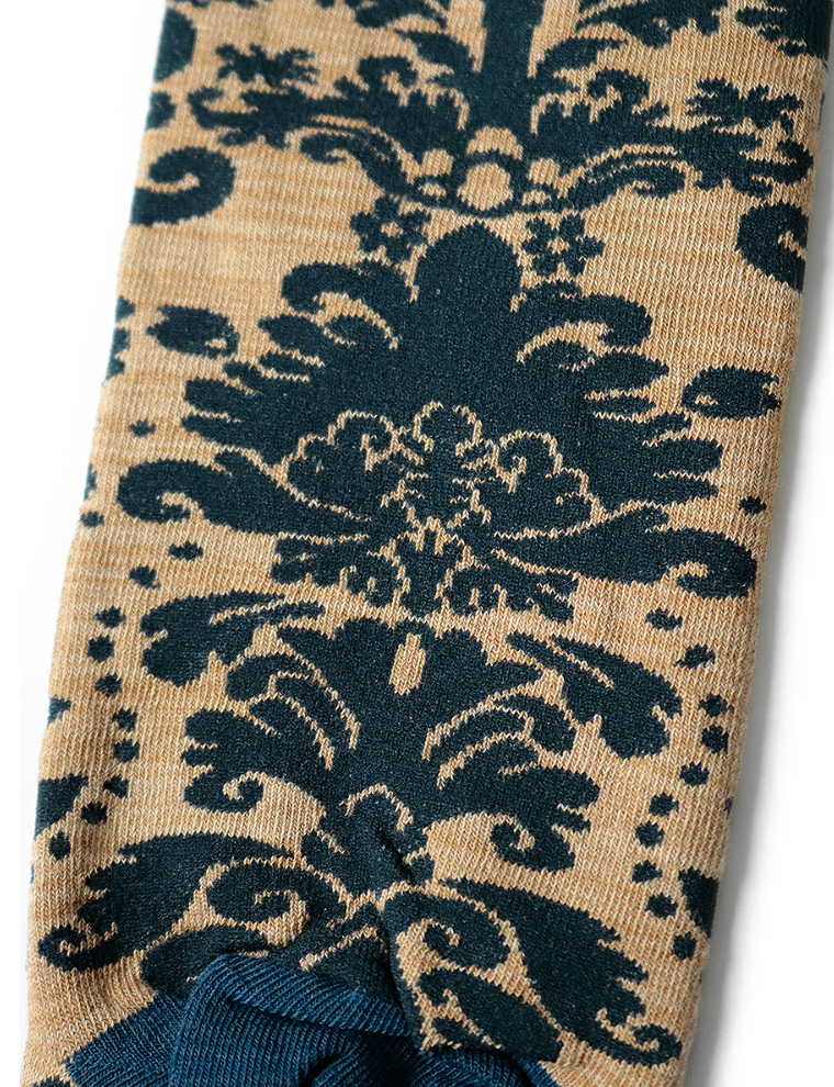 Kapital 200 Fizz pt Damask Pattern Socks