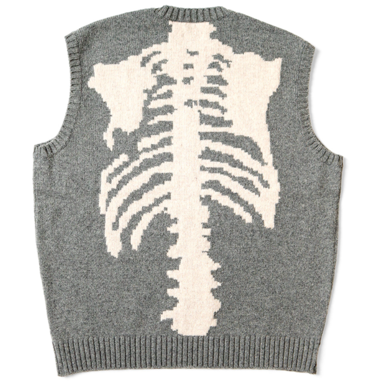 5G Wool Bone Sweater Vest