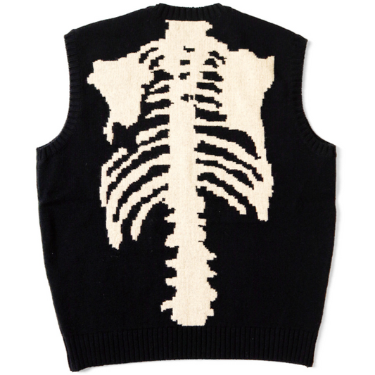 Kapital 5G Wool Bone Sweater Vest