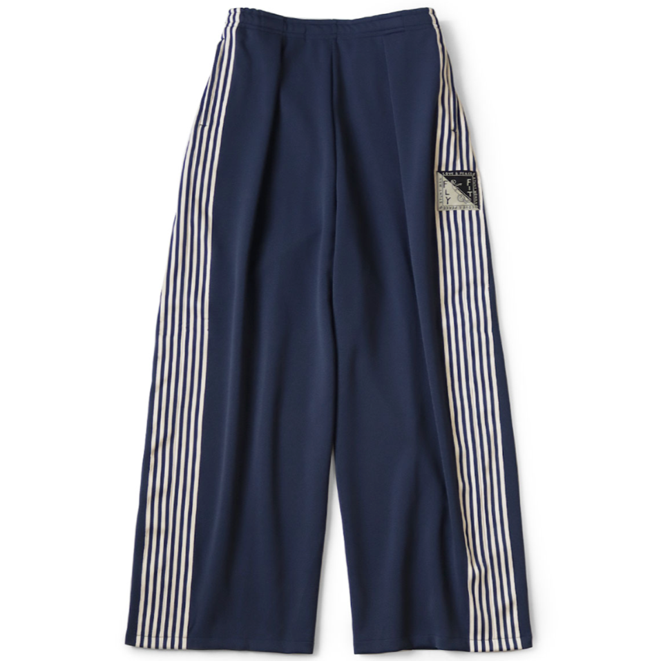 Kapital Stuntman & Woman Smooth Jersey Baggy Track Pants (Banner Stripe)