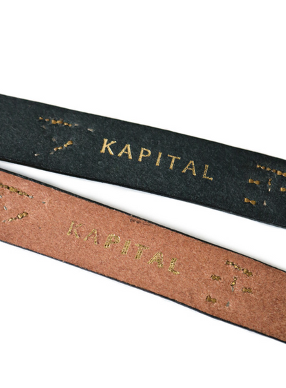 Kapital Leather Stud Belt (Amenimomakezu)