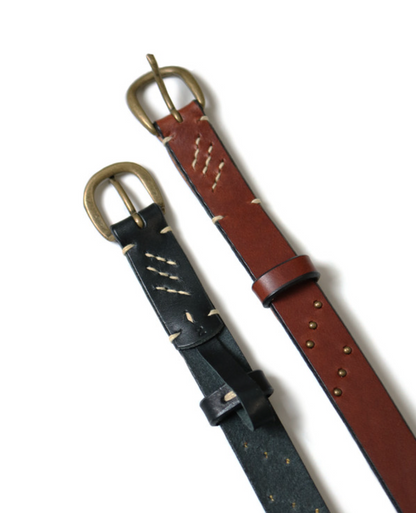 Kapital Leather Stud Belt (Amenimomakezu)