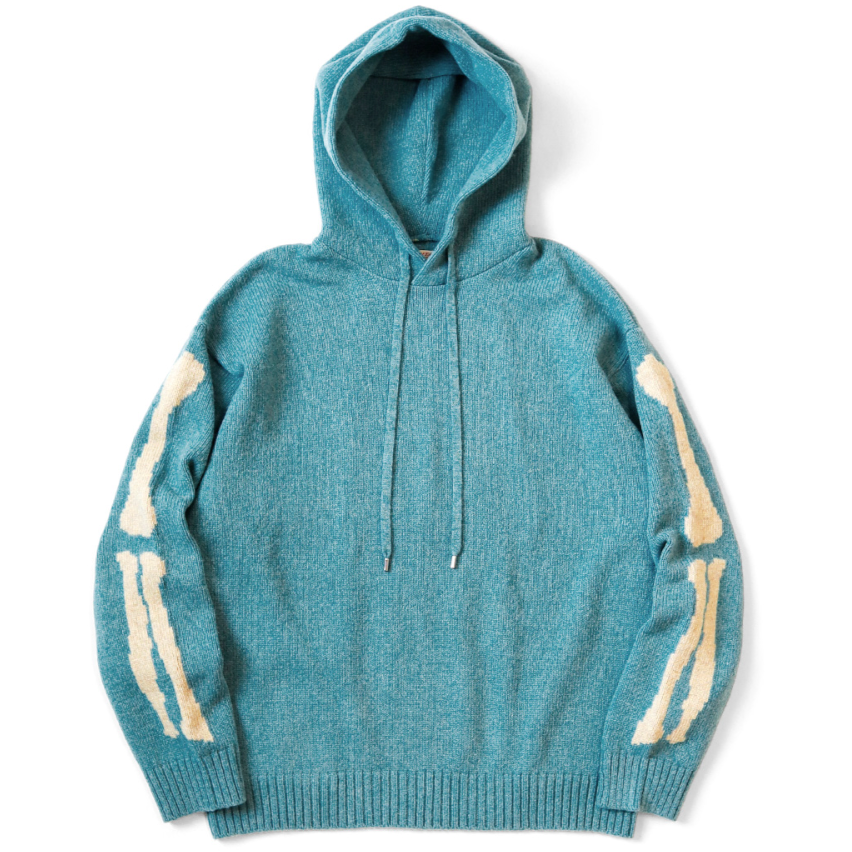 Kapital 5G Wool Bone Hooded Sweater