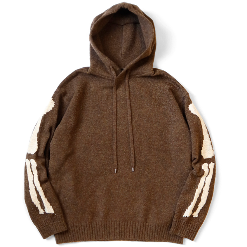 Kapital 5G Wool Bone Hooded Sweater