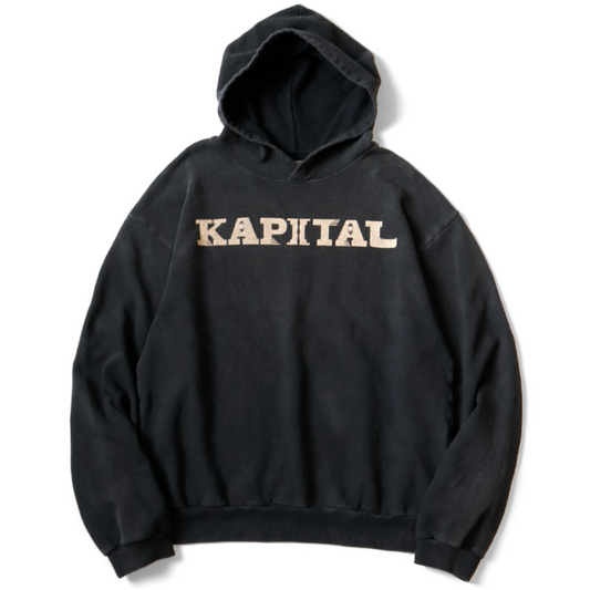 Kapital Fleece Hooded Sweatshirt (SPEAKEASY KAPITALpt)