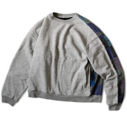 Kapital Top Fleece x Rainbowy Quilt 2Tone Big Sweatshirt