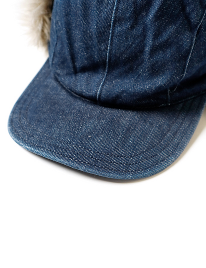 Kapital 11.5oz Denim Laundry Hunter Cap