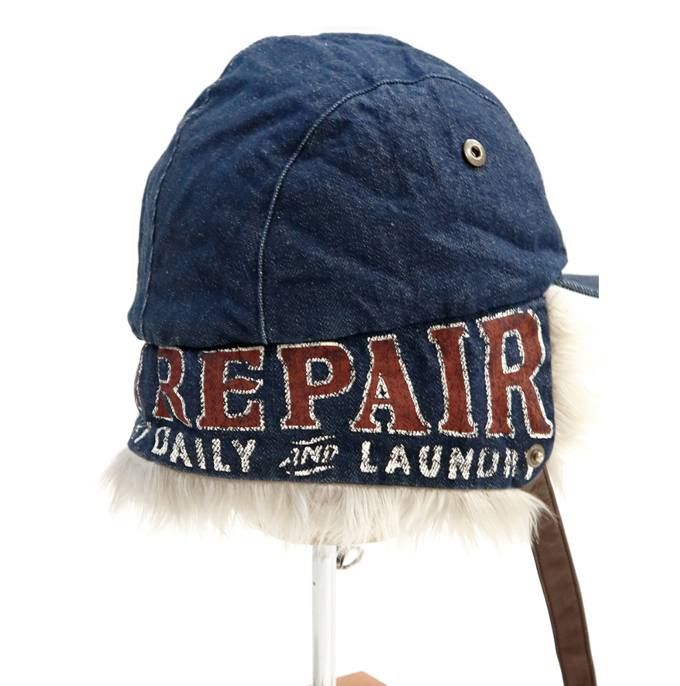 Kapital 11.5oz Denim Laundry Hunter Cap