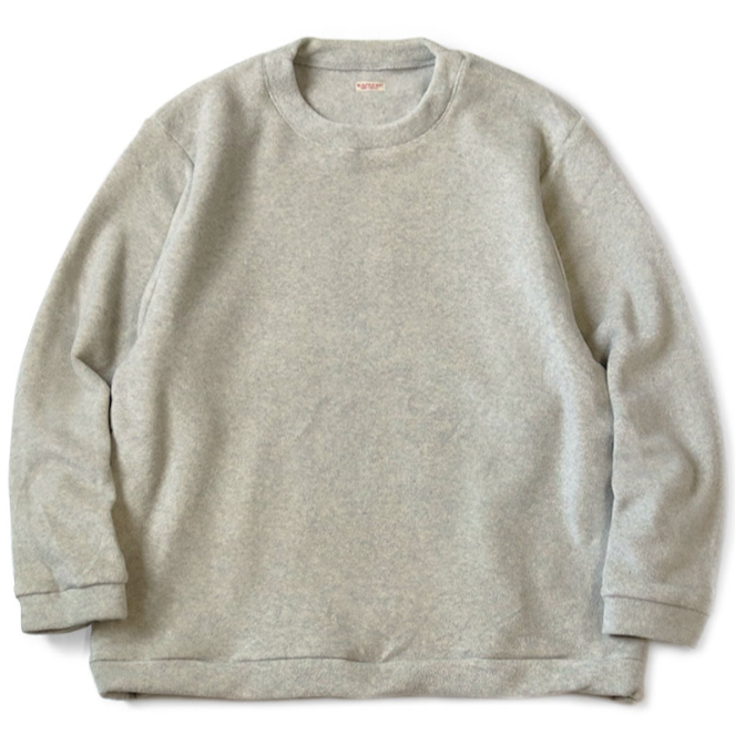 Kapital Reverse Fleece Big Crew Sweater