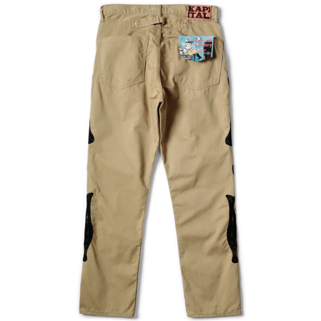 Kapital Chino Mexican Tuxedo 5P Okagilly Pants