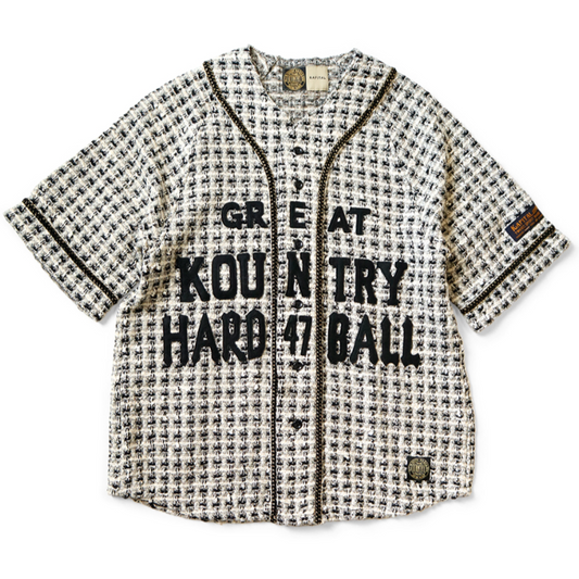 Kapital Fancy Tweed Great Kountry Baseball Shirt