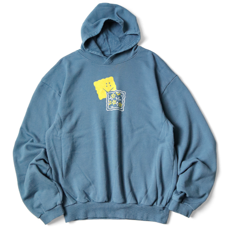 Kapital Fleece Hooded Sweatshirt (PECKISH RAINBOWY)