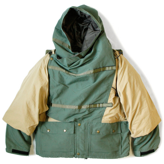 Kapital 60/40 Cross x Ripstop Military KAMAKURA Anorak Jacket