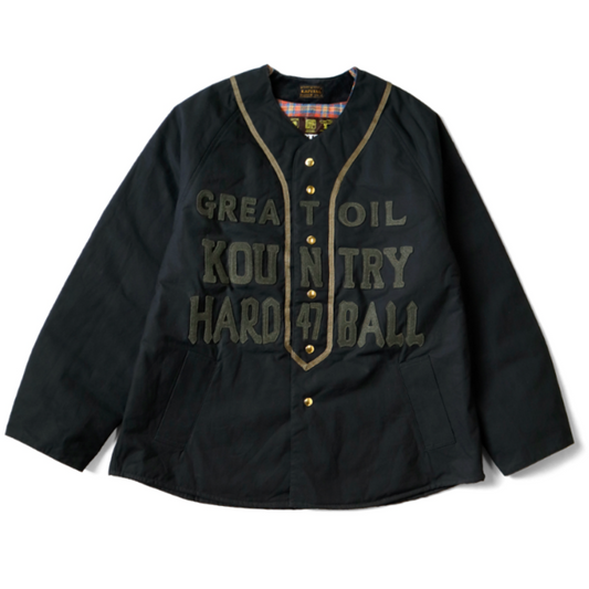 Kapital Cotton Weather Oil Coated Baseball Blouson