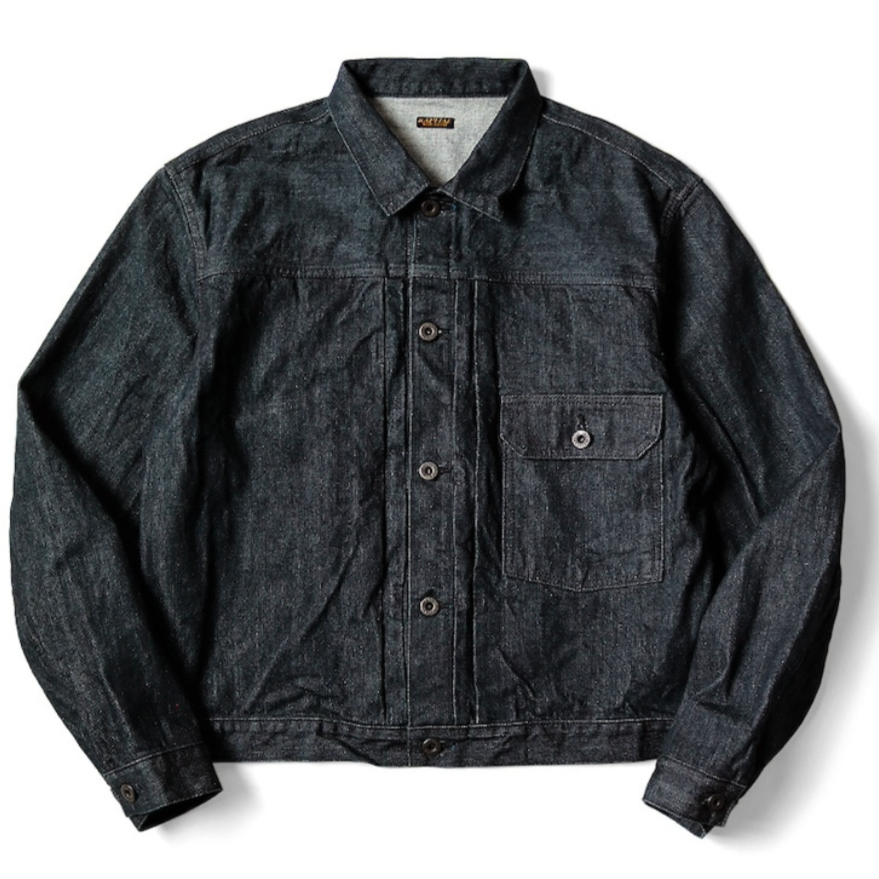 Kapital 14oz Denim 1st Jacket (Black Thread Ver.)