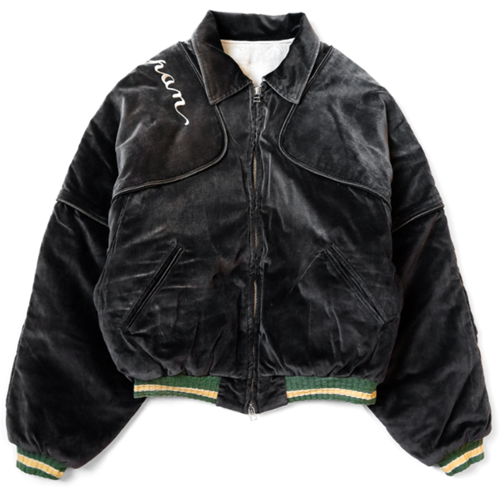 Kapital Velvet Siamese Bomber Drizzler Jacket