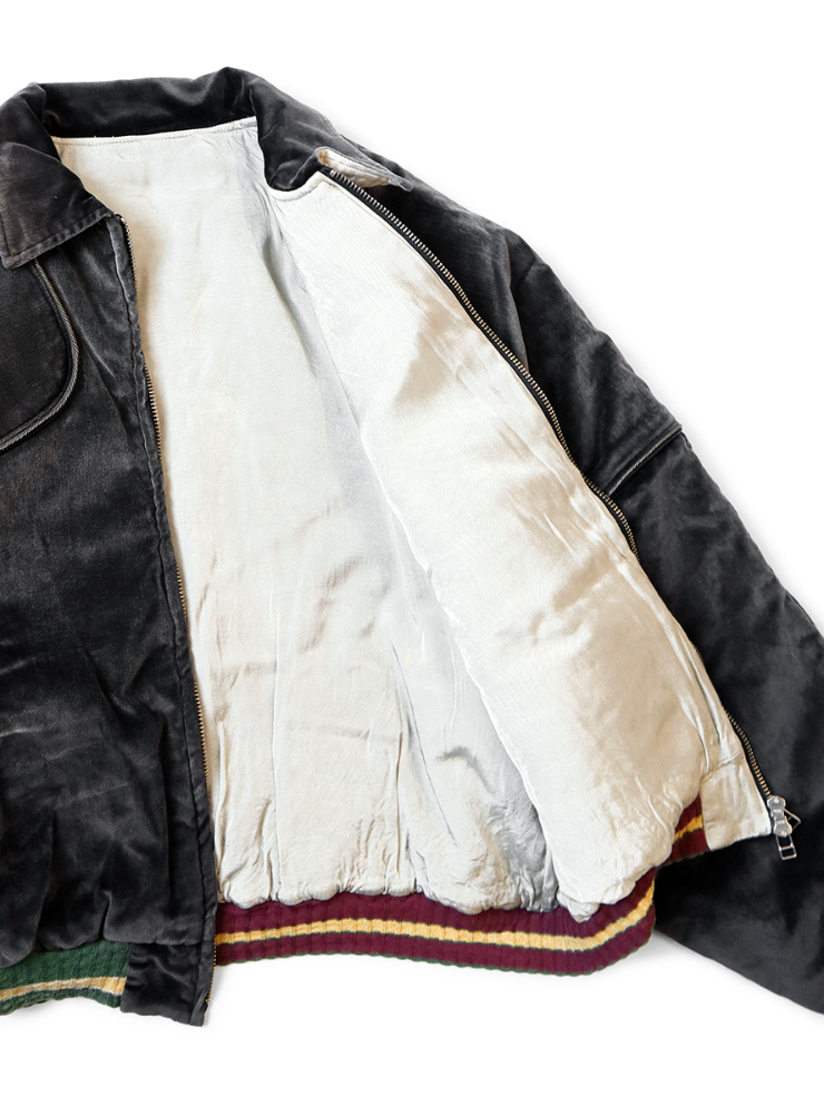 Kapital Velvet Siamese Bomber Drizzler Jacket