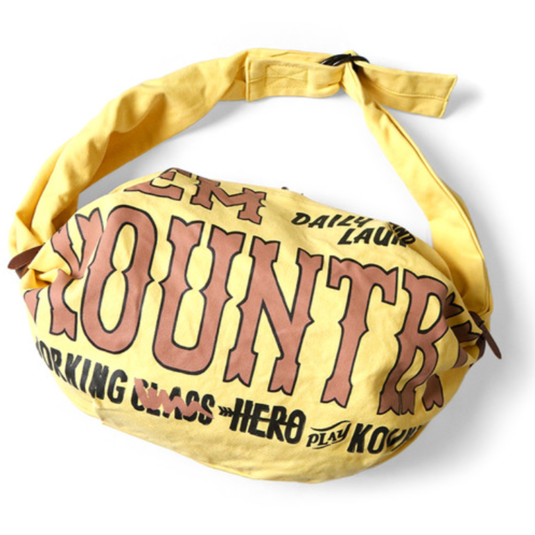 Kapital No. 8 Canvas Snufkin Bag ('Em Kountry Print)