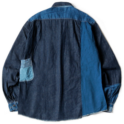 Kapital Cotton x Linen IDG Patch Kathmandu Shirt