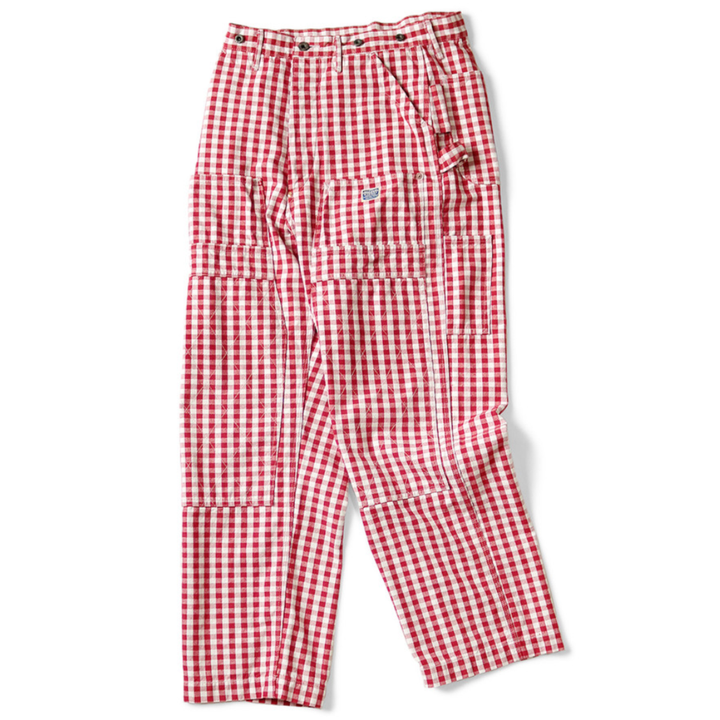 Kapital Canvas Gingham Check Lumber Pants