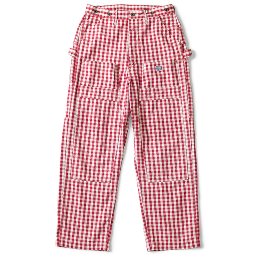 Kapital Canvas Gingham Check Lumber Pants