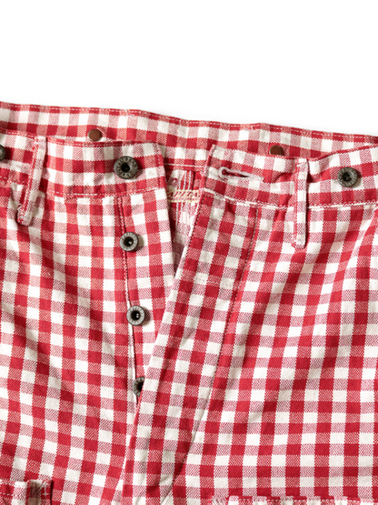 Kapital Canvas Gingham Check Lumber Pants