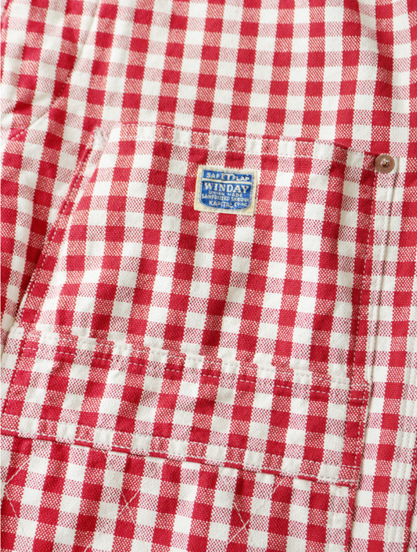 Kapital Canvas Gingham Check Lumber Pants