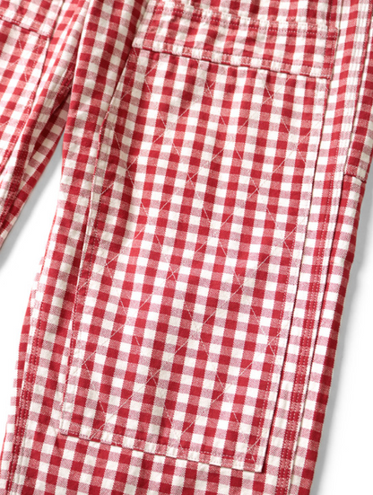 Kapital Canvas Gingham Check Lumber Pants