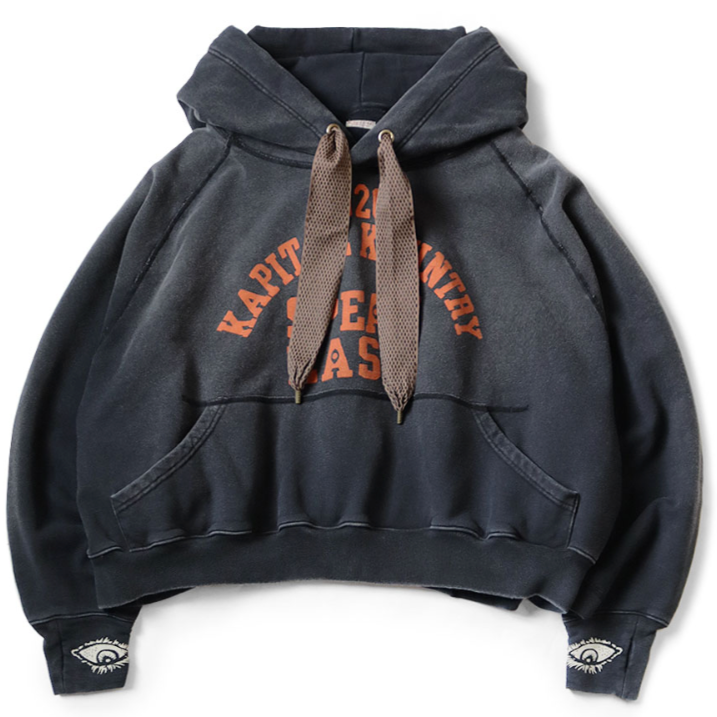 Kapital Fleece Devil Hoodie (Speakeasy College Print)