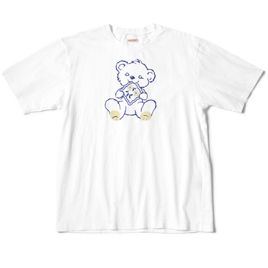 Kapital 20/- Jersey Crew T-shirt (PECKISH Little Bear pt)