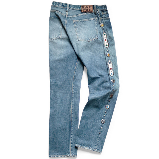 Kapital 14oz Denim 5P Monkey CISCO (Studs Remake)