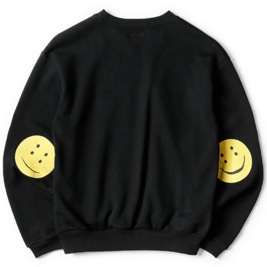 Kapital Eco Fleece Crew Sweater (Rainbowy Patch pt)