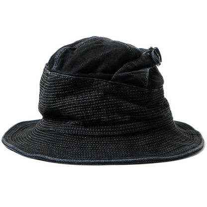 Kapital 11.5oz Black x Black Denim The Old Man and the Sea Hat