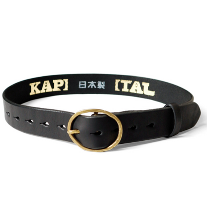 Kapital Oiled Leather Pecos Belt