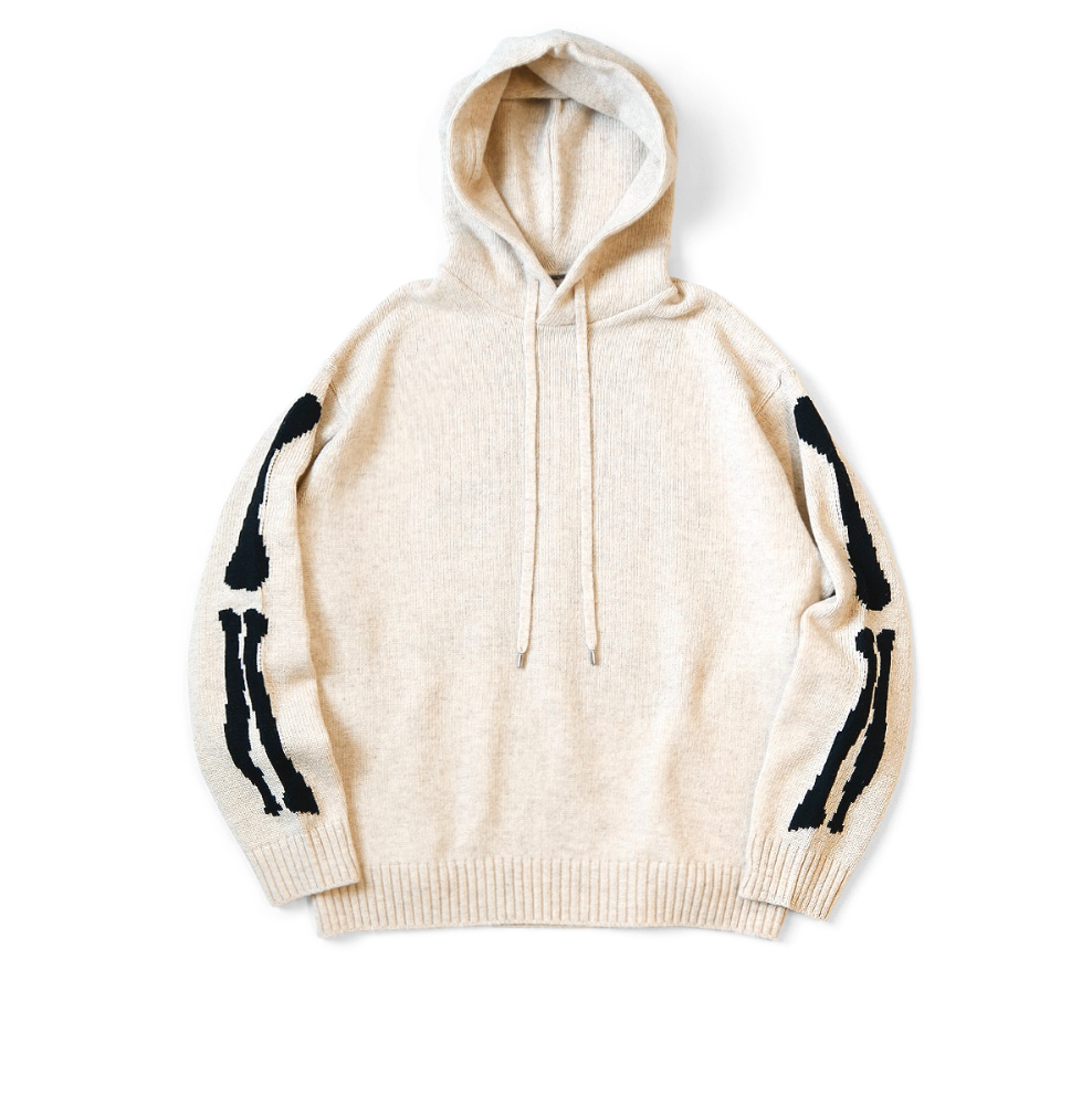 Kapital 5G Wool Bone Hooded Sweater