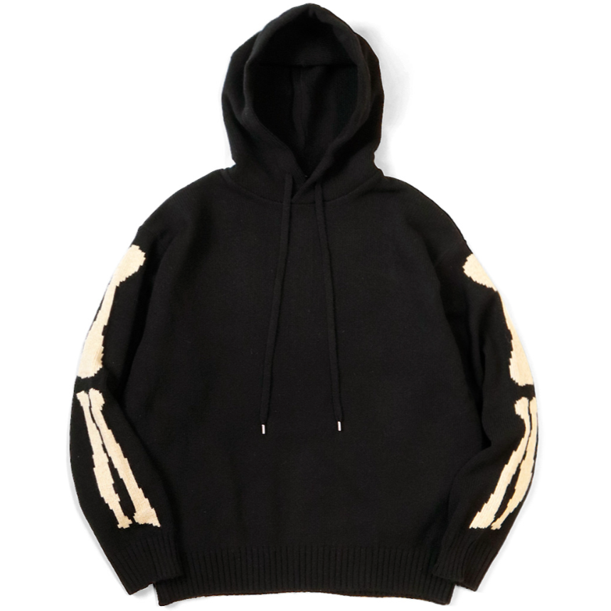 Kapital 5G Wool Bone Hooded Sweater